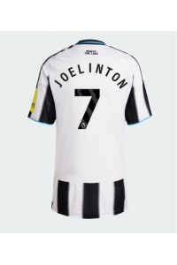 Newcastle United Joelinton #7 Jalkapallovaatteet Naisten Kotipaita 2025-26 Lyhythihainen